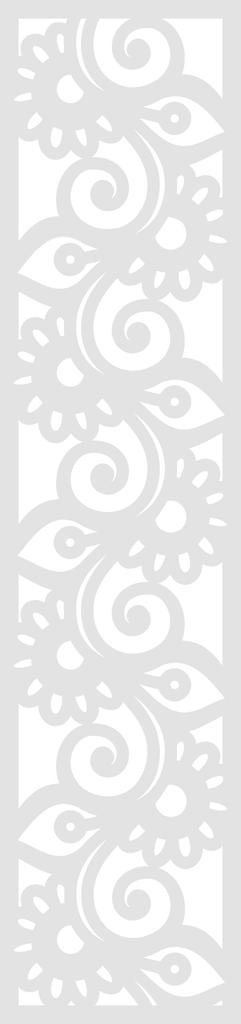A3 Pendant, openwork decoration, brown, 21x90
