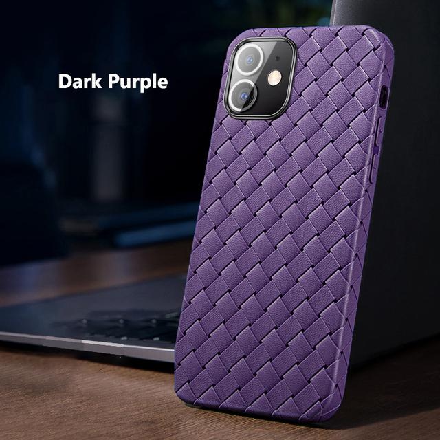 Atmungsaktive Silikon-Telefonhülle für iPhone 14 Pro Max 14pro 13 12 Mini 11 Xr Xs X 6s 7 8 Plus Max Weiche Bv Webmuster-Tpu-Abdeckung