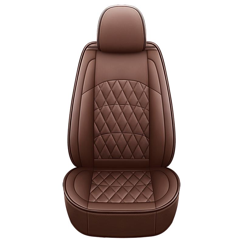 Full Wrap Leather Car Seat Cushion - Universal Fit for All Seasons