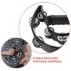 Musical Orff Tambourine Educational Hand Ring Tambourine Half Moon Handbell  Musical Enlightenment