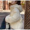 Womens Warm Puffer Coat 2026 Winter Short Loose Fit Cotton-Padded Jacket Petite Students Urban Style