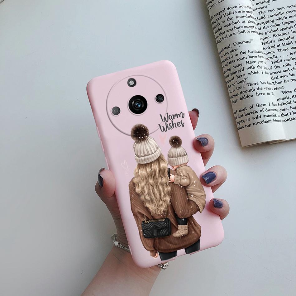 For Realme 11 5G Case RMX3751 Super Mom Baby Fashion Girl Funda Soft Cover For Realme 11 Pro+ Coque Realme11 Pro Plus Phone Case
