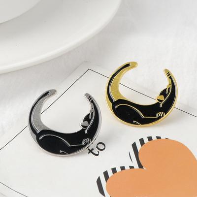 Sportliche Kleine Katze Brosche, Metall Abzeichen Brosche, Bekleidungszubehör, Brustblume