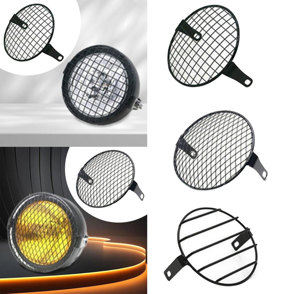 6.1inch Motorcycle Headlight Guard Cover Side Mount for CG125 Gn125