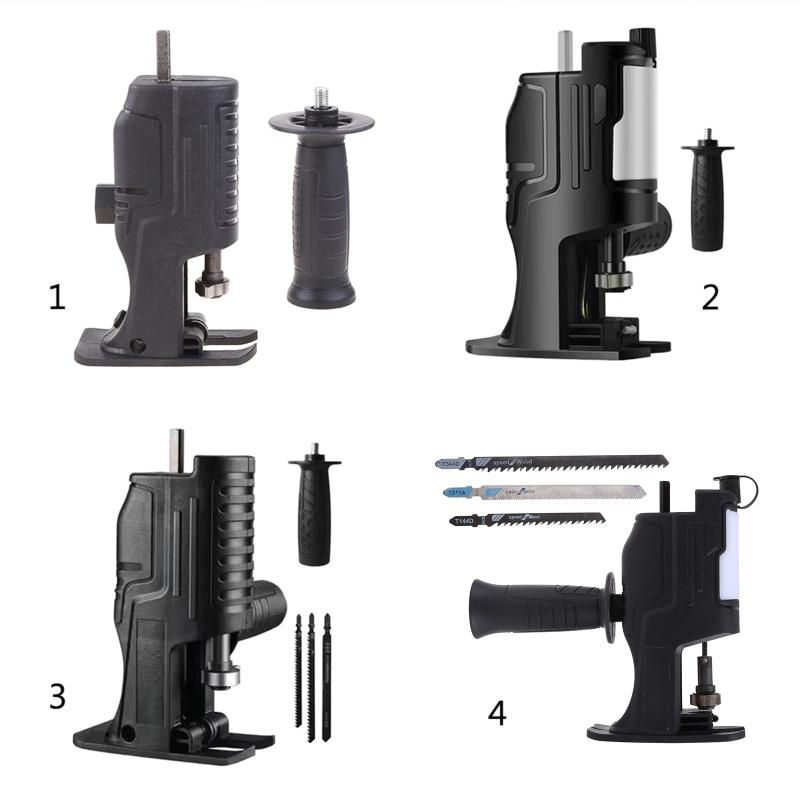 Household Modified Conversion for Head Repair Tool Electric Saber Saw Reciprocating Saw Blue Woodworking Cutting