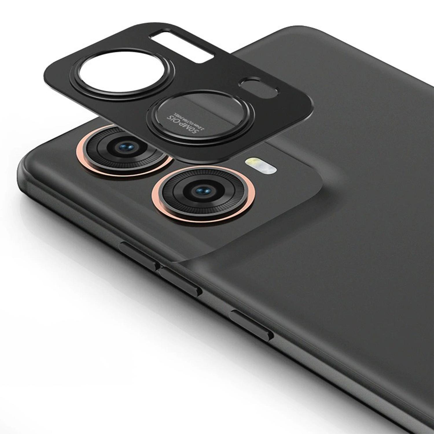 

For Motorola Moto G85 5G/S50 Neo 5G Hollow Lens Protector Aluminum Alloy Phone Camera Bezel Cover A