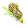 Bamboo Woven Bird Bite Toy Chew Training Paper Silk Cotton Rope Bird Hanging Toy for Pet Birds