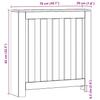Radiator Cover Artisan Oak 78 x 20 x 82 cm Particleboard