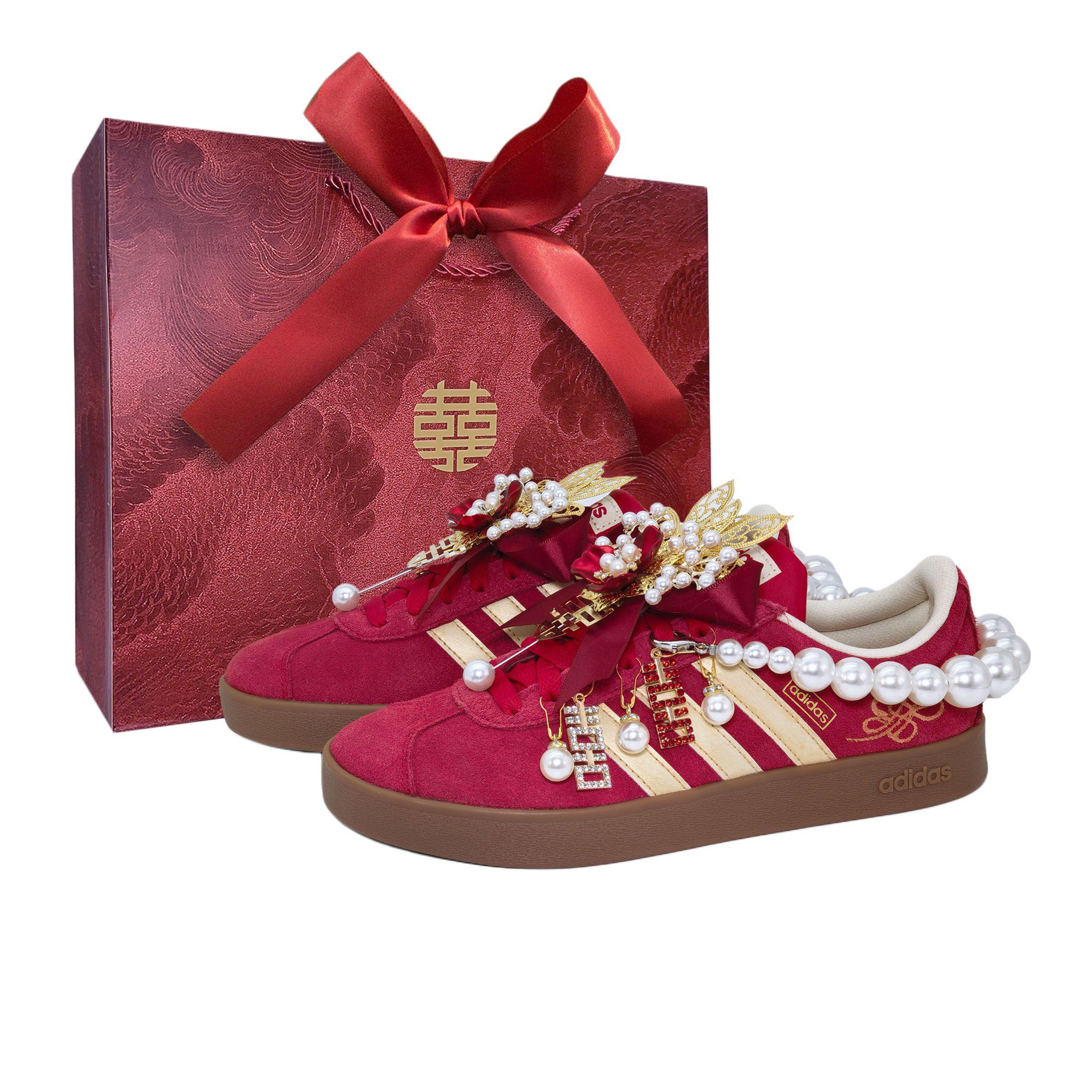 

Adidas Vl Court Classic Blooming Flowers And Full Moon, Comfortable Minimalist Style Abrasion Resistant Low top KK3774(team488- 2) 36