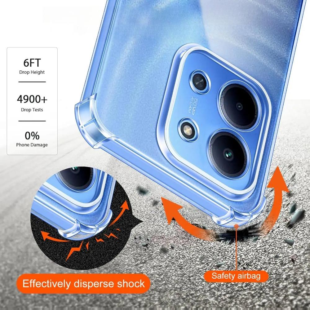 Clear Funda for Xiaomi POCO C85 4G Case Ultra Thin HD Transparent Soft Protection Shockproof Back Cover Capa