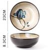 Chinese Ceramic Tableware Creative Hand-painted Soup Bowl Home Fruit Salad Bowl Large Noodle Bowl Restaurant