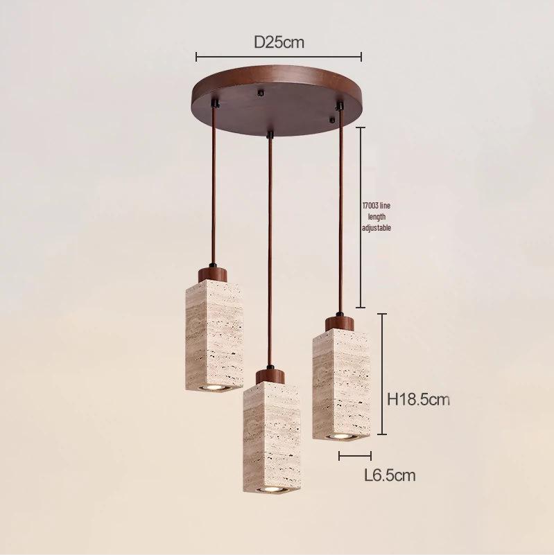 Wabi-Sabi Japanese Retro Pendant Light for Bedside and Bar Counter