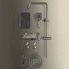 Bathroom Shower Set Multifunctional Practical Four Outlets Adjustable Water Pressure Temperature Setting Bathroom Accessory