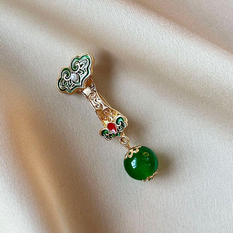 

Chinese Style Ruyi Brooch Pin For Women Fashion Jewelry Casual Party Accessories New Gift 1PC