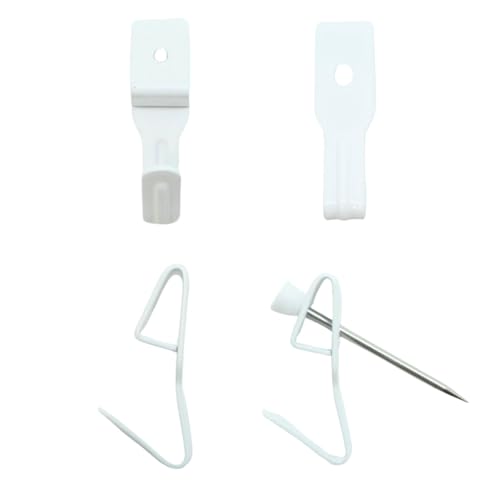 Fukui Metal Craft Iron, Medium Size, X-Hook, Small, White, Pack of 5, 4053SW-5