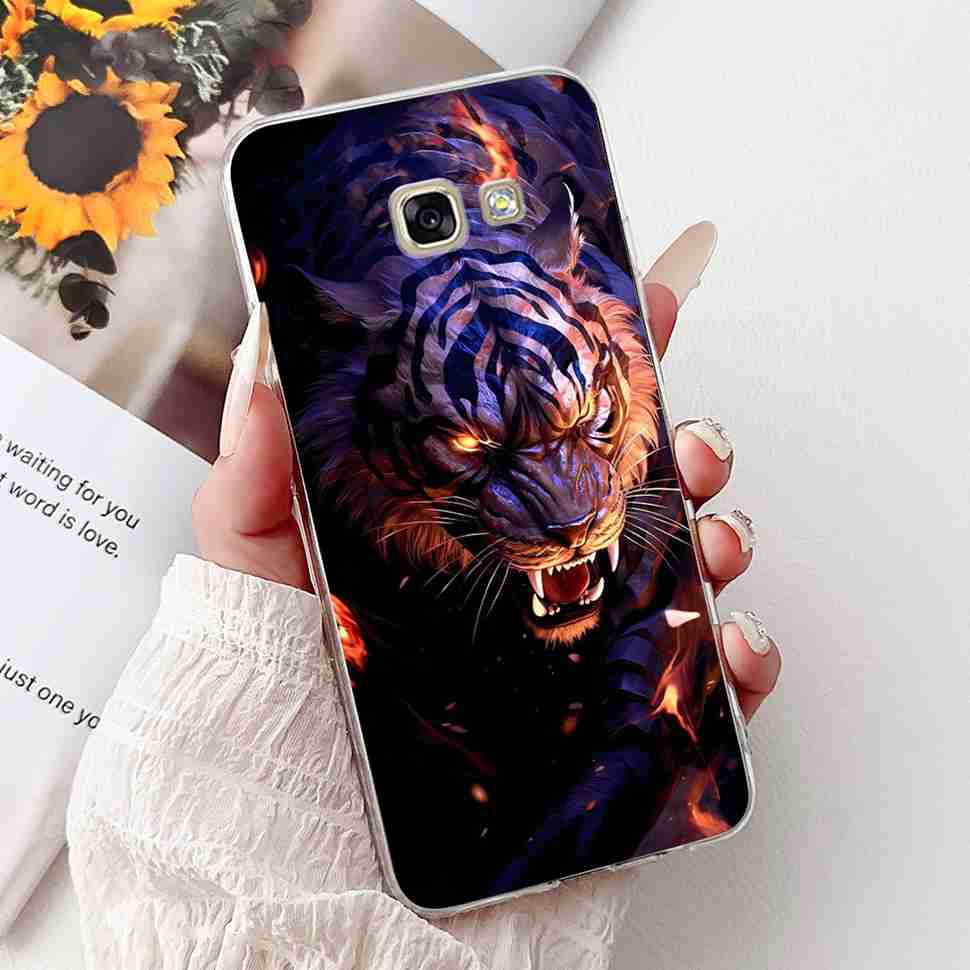 Cute Dsign For Samsung Galaxy A5 2017 Case Cartoon Lucky Koi Soft Silicone TPU Cover For Samsung A5 A5 SM-A520F 5.2" Back Shell