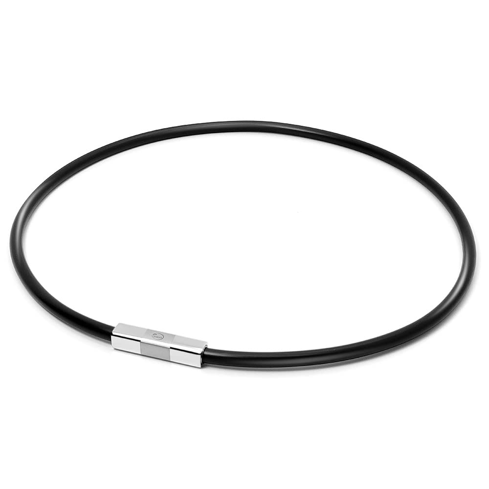[Jeroot] Magneloop Magnetic Necklace for Men and Women, Strong, Sports, Simple, 47cm, Includes Exclusive Box