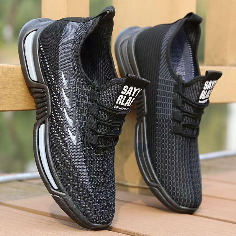 Men's Summer Mesh Slip-on Sneakers - Breathable Casual Shoes for Students