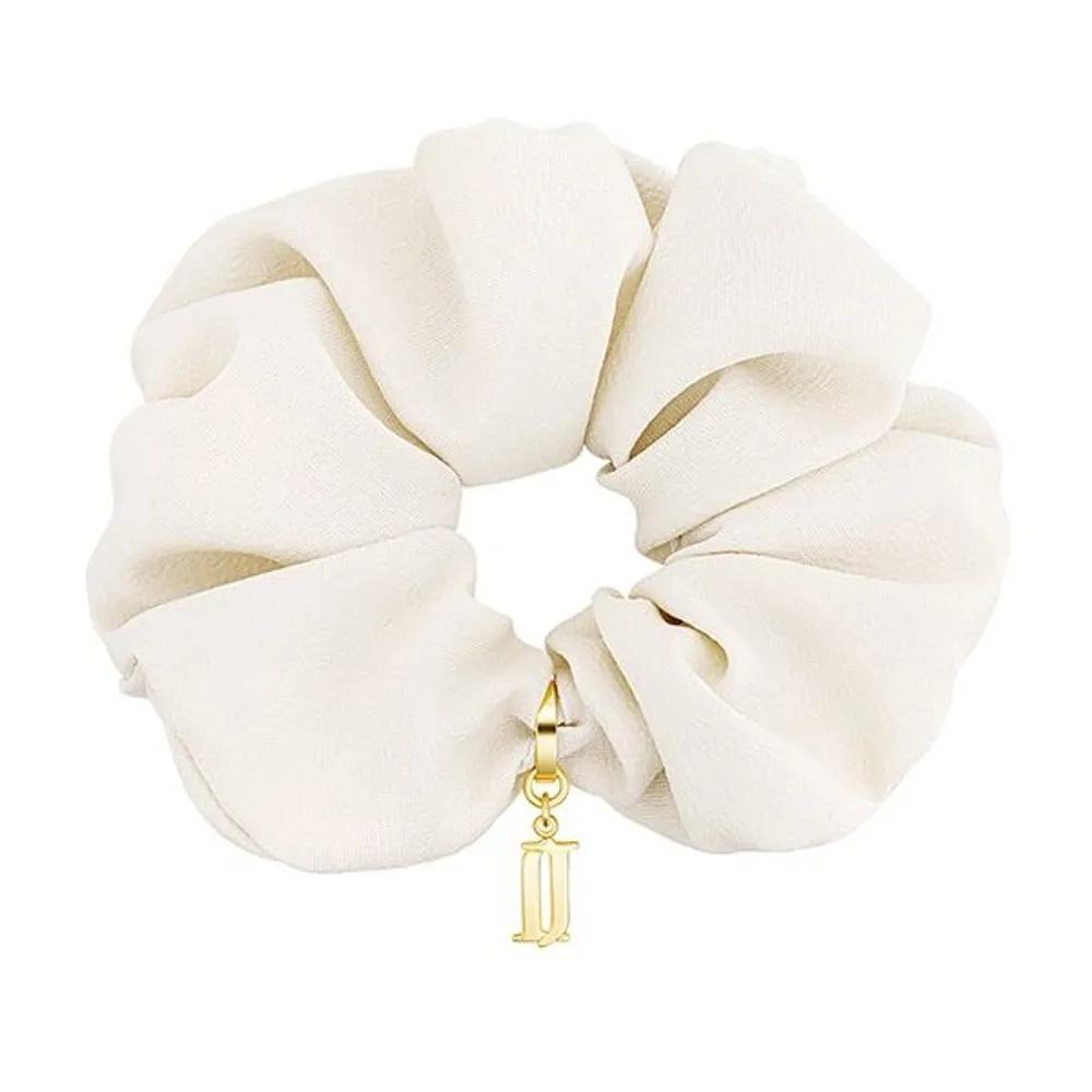 LALA J Chiffon Hair Scrunchie - White (JALJHS3BS805FA000)