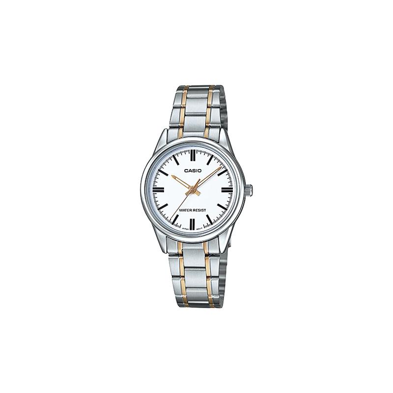 

Casio STANDARD Series ENTICER Series Classic Pointer Display Business Quartz Movement Stainless Steel Strap Japanese and Korean Watch LTP-V005SG-7A белый