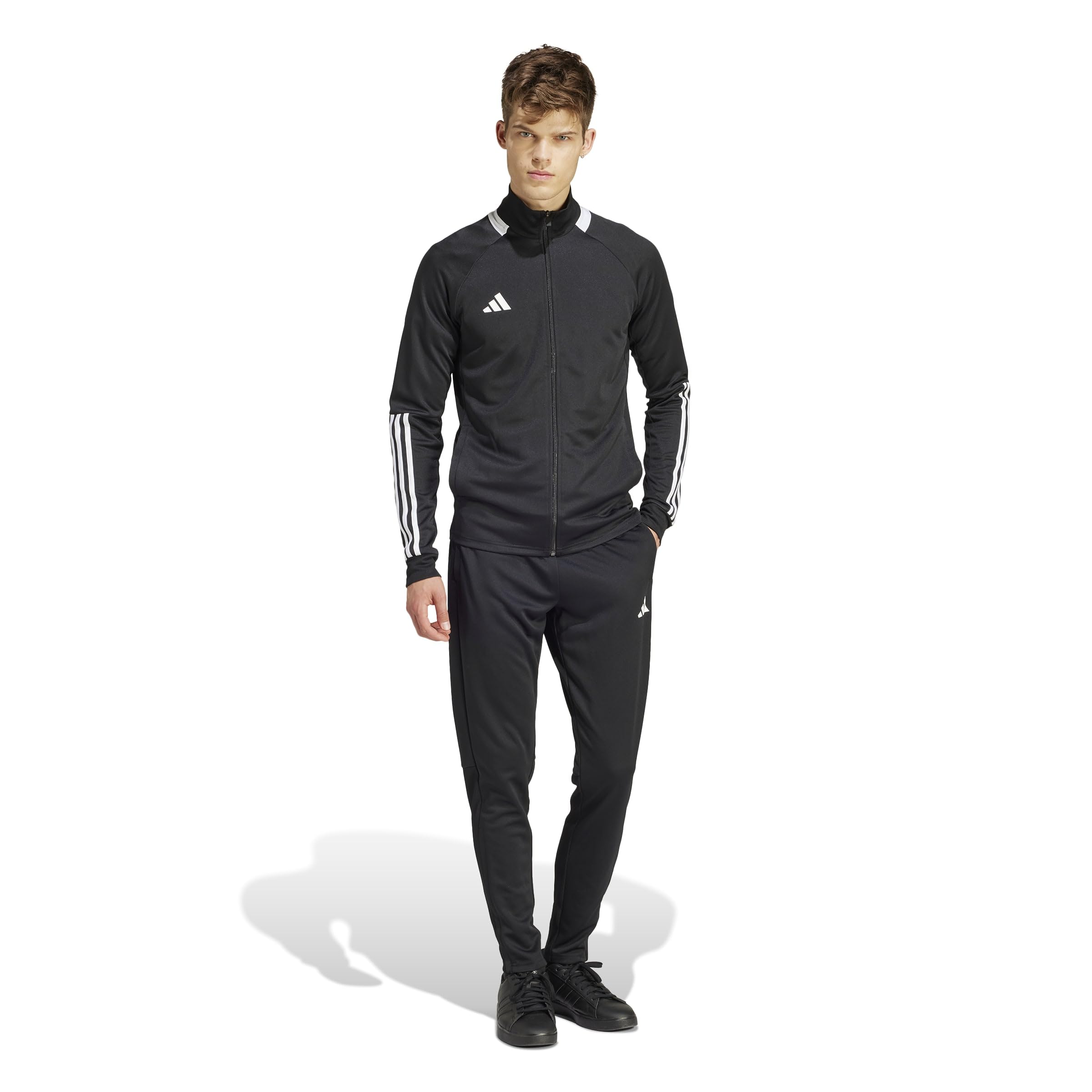 

Комплект спортивного костюма Sereno Aero Lady Cut KNA81 для черного размера M [Adidas] 3 полоски мужской, верх черный, низ (IR7843),