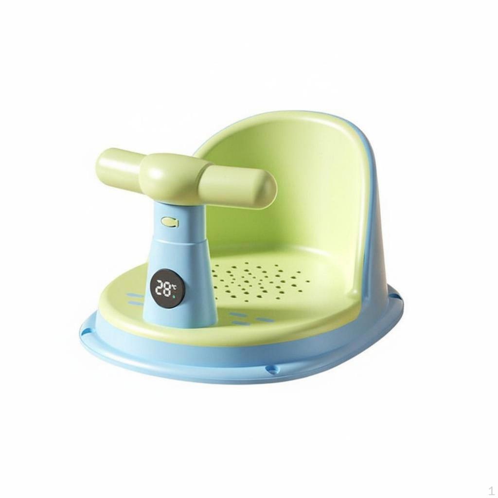 Infant Bath Seat 360° Surround Protection NonSlip Chair Ergonomic Cradling Design