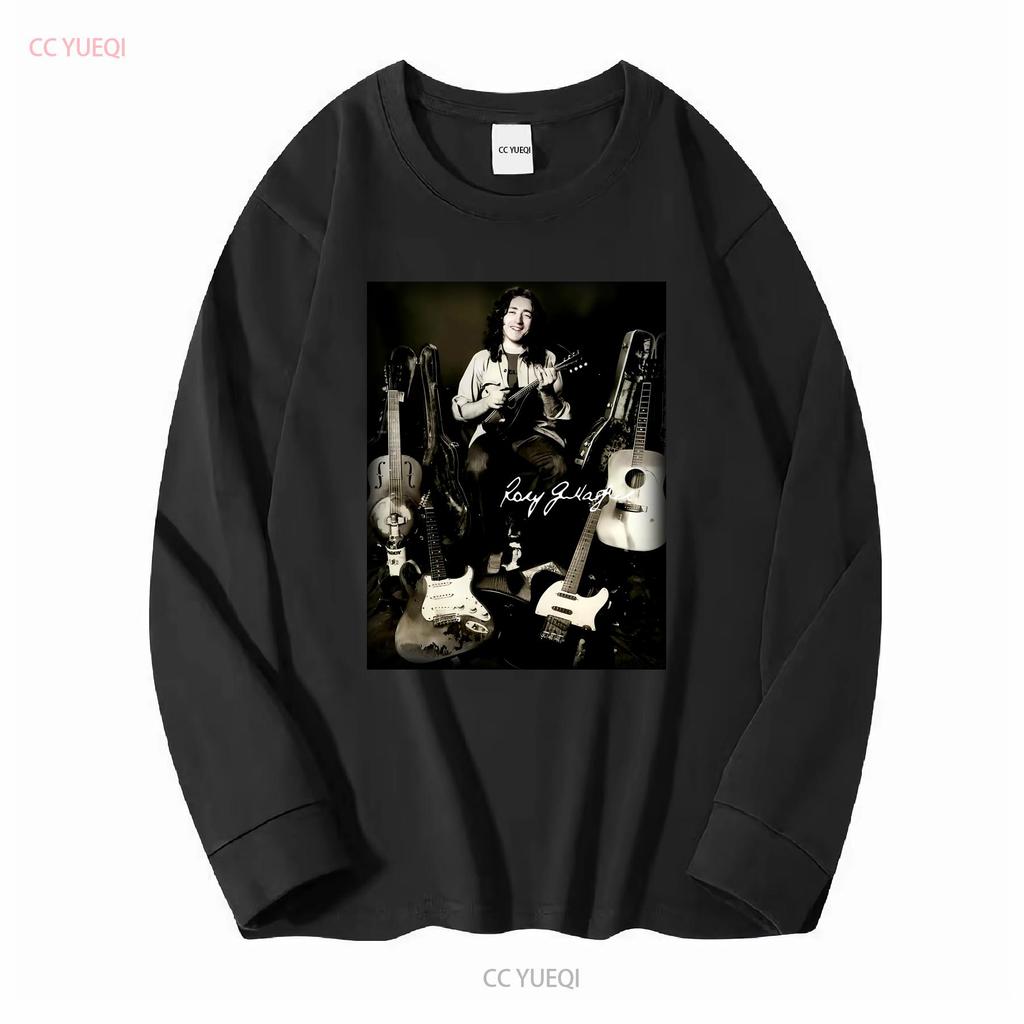 Rory Gallagher Basic For Fan Cotton Black S 2345XL T Shirt TMB397 vintage Washed Top For Everyday Wear designer clothes