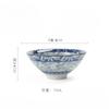 70ml Ceramic Large Master Tea Cup Blue and White Porcelain Kung Fu Tea Cup Douli Tea Bowl Personal Home Use Cup