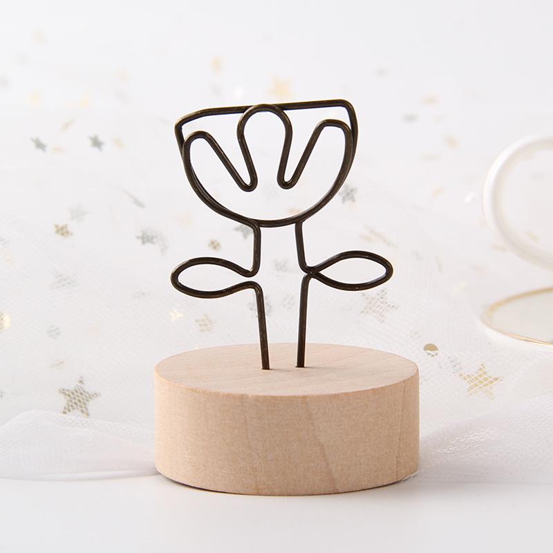 Retro Wooden Memo and Photo Clip - Cute Home Decor Ornament