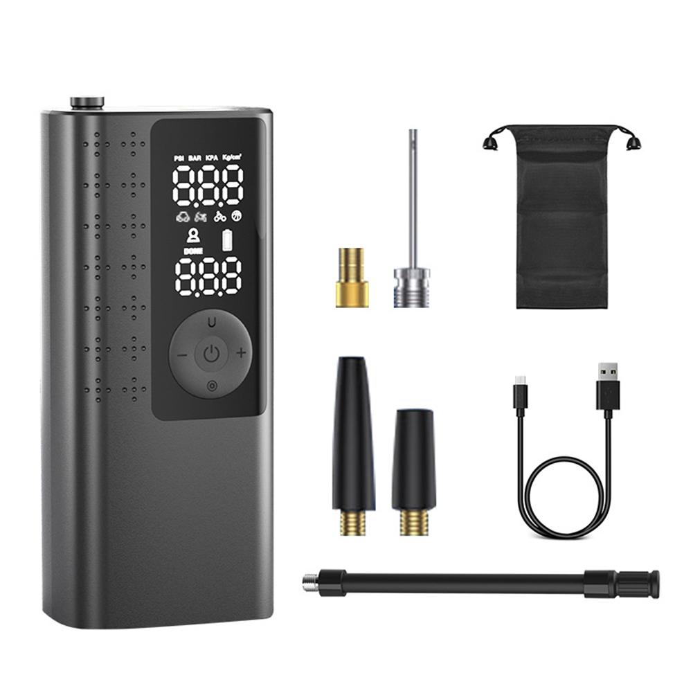 Tire Inflator Portable Air Compressor Air Pump for Car Tires with Tire Pressure Gauge One Click Smart Pump for Car, Motorcycle
