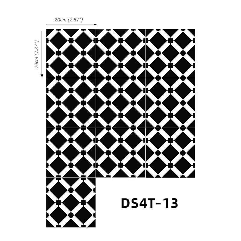 Home Decoration Anti-Skid Floor Sticker Self-Adhesive Removable Adhesive Frosted Tile Sticker Wall Sticker Bathroom Waterproof Tile Sticker