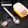 1Pcs Stainless Steel Ice Cream Scoop Long Handle Rust Proof Surface Perfect For Home Kitchen Dessert And Fruit Scooping