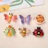 6Pcs Miniature Resin Fridge Magnets Animal Shape Refrigerator Magnets For Children Room And Whiteboard Decoration