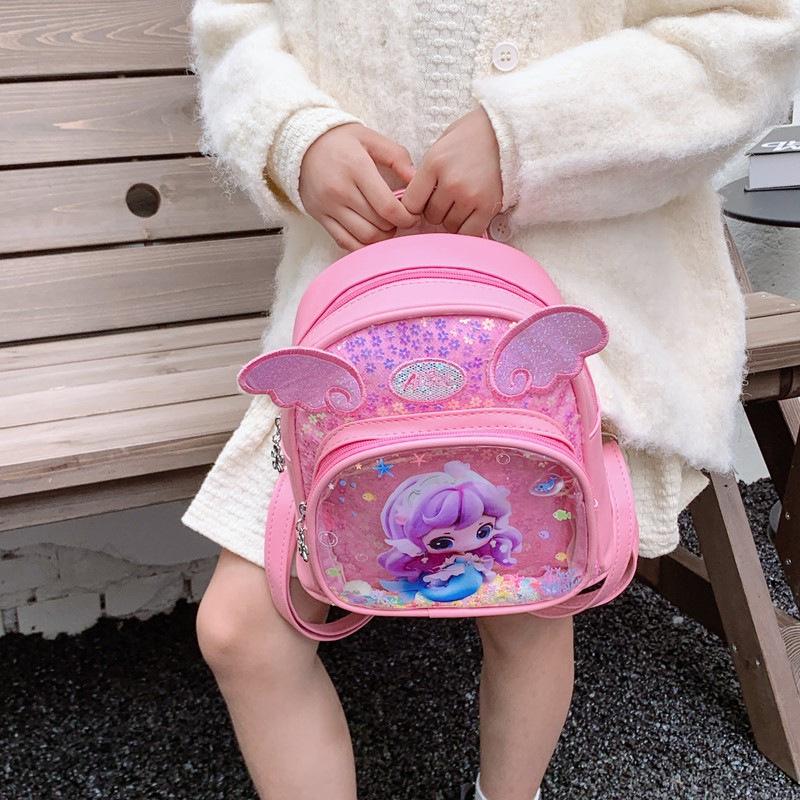 Pailletten Prinzessin Kinderrucksack - Niedlich, Leicht, Cartoon Vorschultasche für Kinder