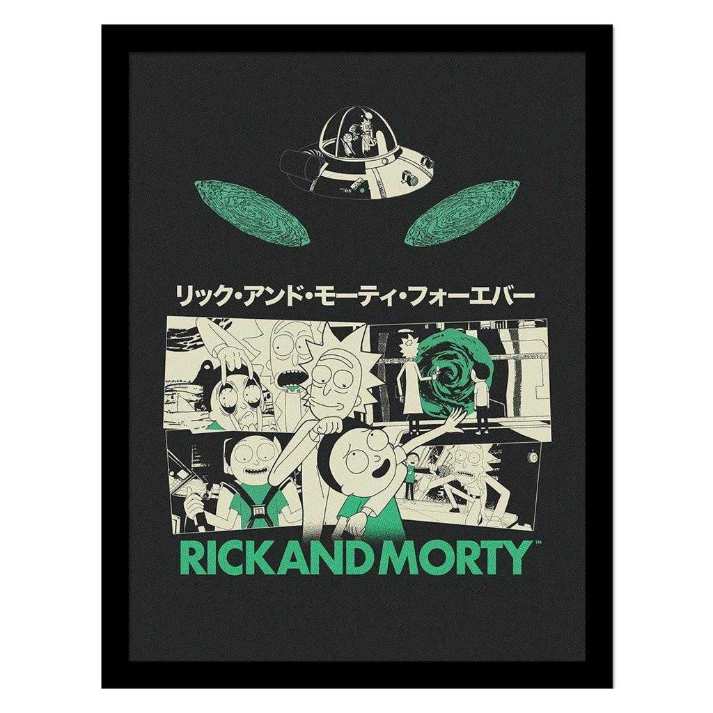 Rick And Morty Framed Print
