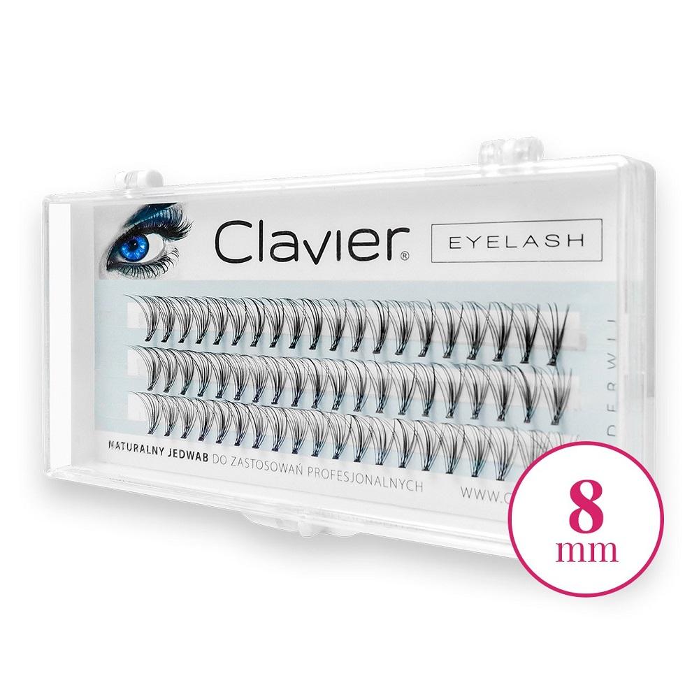 Premium Silk Lash Extensions Kit - 240 Individual 8mm Clusters