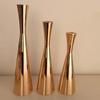 Modern Candle Stands 3 Piece Decorative Taper Candlestick Metal Candleholders For Table Centerpieces Or Patios Decors