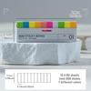 Mini Morandi Sticky Notes Set Fluorescent Index Stickers Memo Pad Self-Adhesive Label Stationery Office
