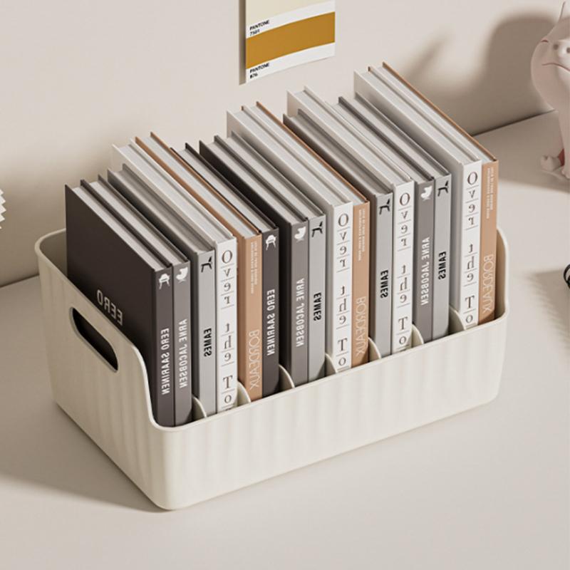 1pc Storage Box Bin Plastic Food Storage Organizer Tapes, Books, Seasoning Bags Storage Boxes Partitions Refrigerator Organizer