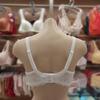White Lace Non Woven Full Cup Bra Abr4424 