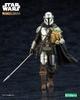 Mandalorian Grogu med Beskar Staff-skala PVC-malt enkel monteringsfigur ARTFX+ & 1/10