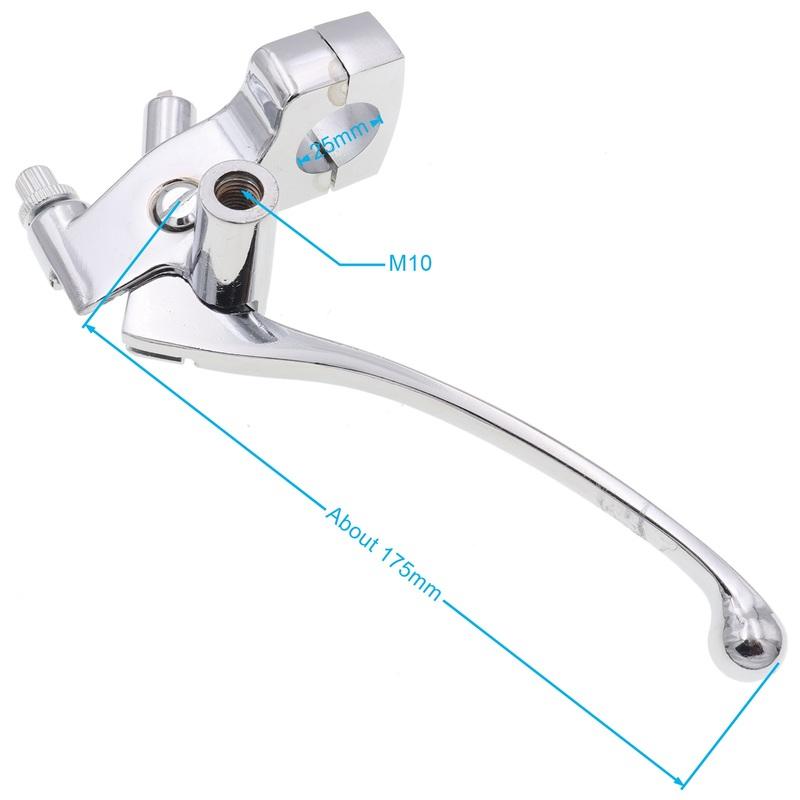

1 Piece 25mm Handle Clutch Lever With Mirror Thread for Honda CB400SF CB250 Dirt Pit Bike 25mm