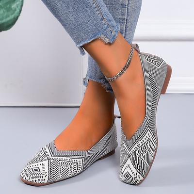 Slip On Mocassini in rete poco profonda Ballerine con punta chiusa Scarpe da donna Décolleté Scarpe da barca con fondo morbido da donna