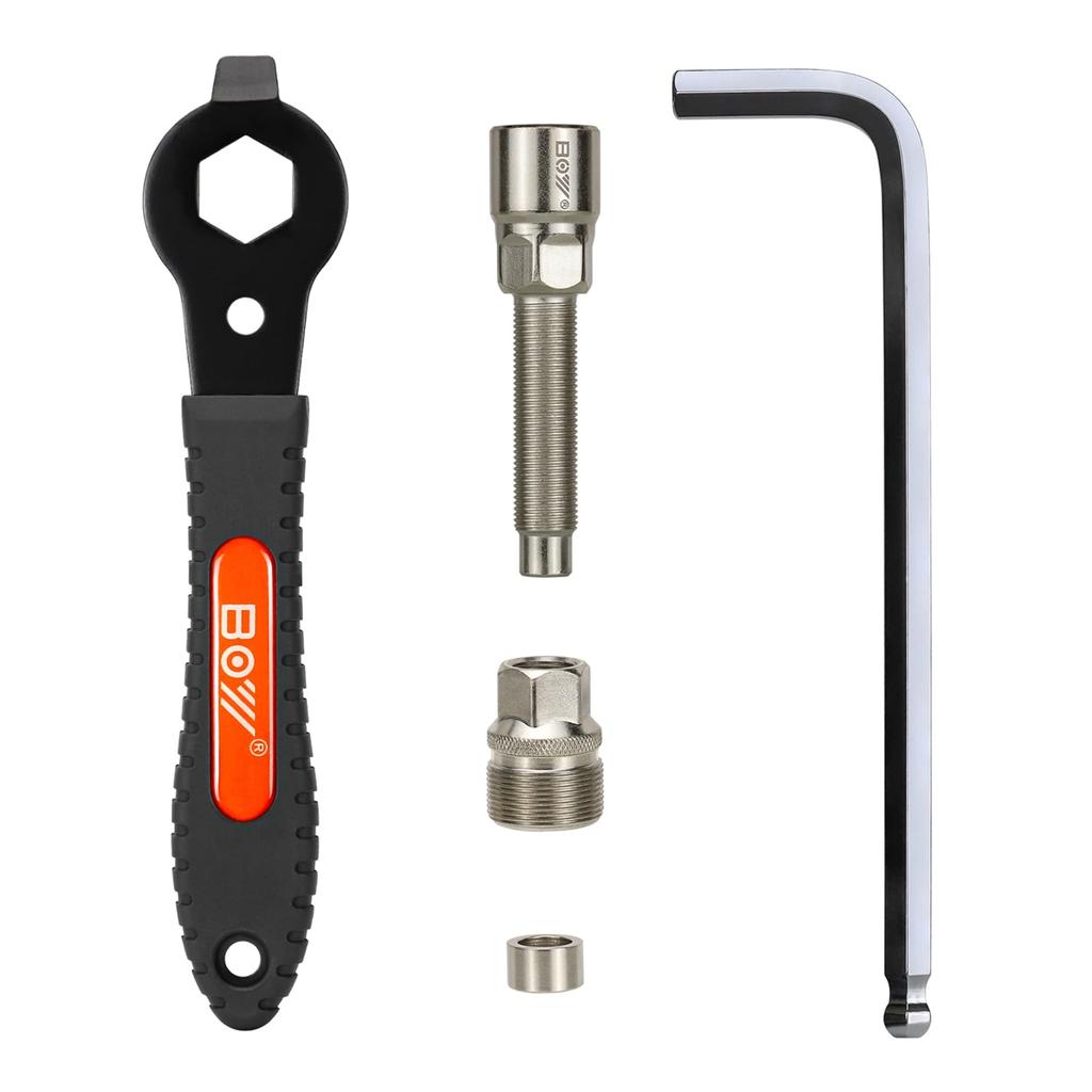 Bicycle Crank Puller for Square Taper Cranks and Splined Crank Includes Removal Tool Puller Arms, (crank Set)