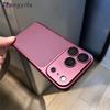 Burgundy Red Big Camera Case For Huawei Nova 15 Max 12 11 SE Pura 90 90s 80 70 Pro Plus Max Protection Luxury Matte Cover