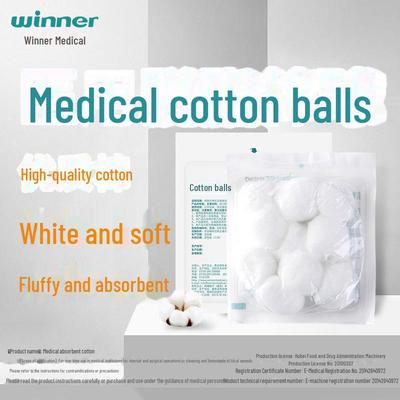 Winner Steady Steriele Absorberende Wattenbollen - 0,5 g Wegwerp Medische Kwaliteit