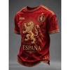 Modisches Fußball-Trainings-T-Shirt Modell 2026 - 3D-Digitaldruck - Bequem und atmungsaktiv - Personalisierte Kleidung für die Familie