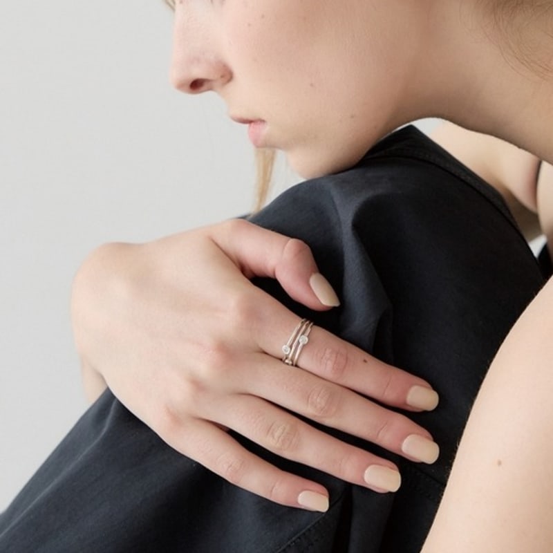 Aphrose Logo Pure Frame Pendant Ring