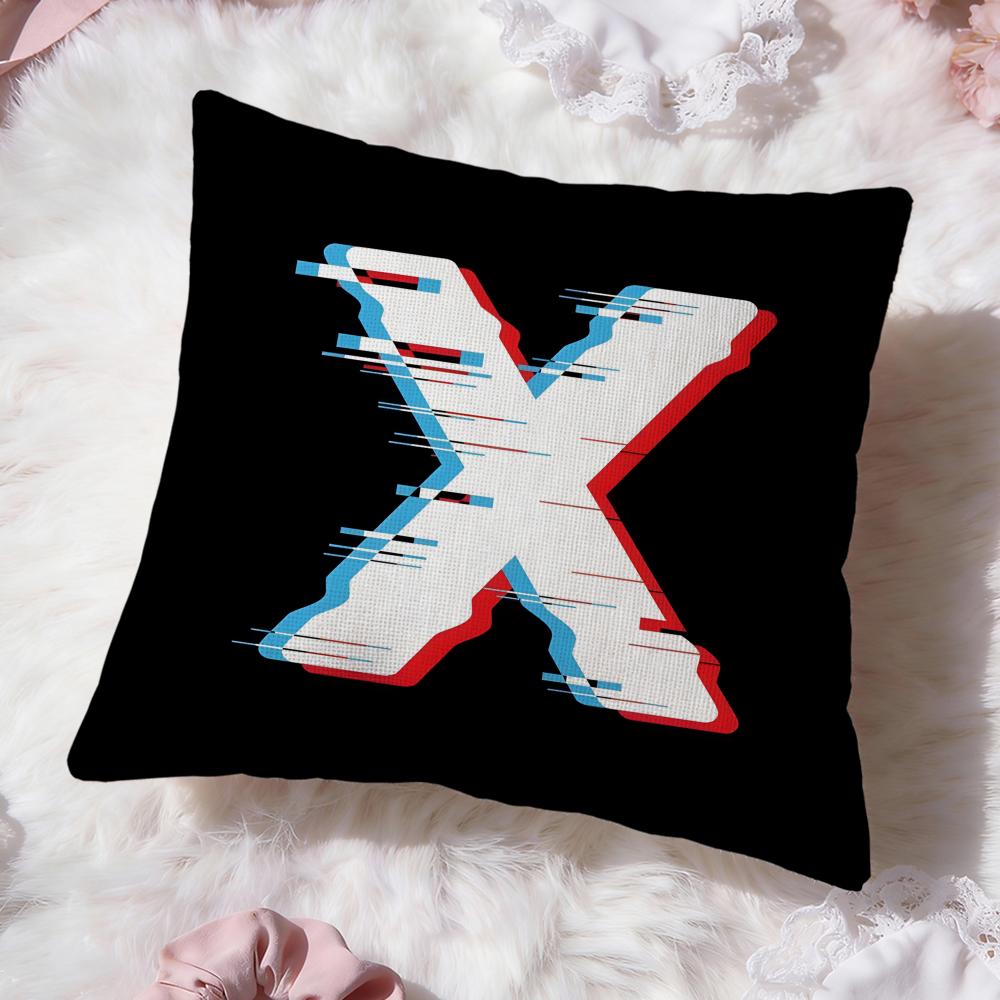 classic logo Twitter Cushion Cover Premium Comfort Reversible Pillow Cove -Two in One Design for Any Room & Car Interior