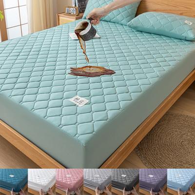 100% Waterproof Mattress Cover, Quilted Bed Fitted Sheet Mattress Protector, Non-Slip Soft Bed Cover Single Double Queen King